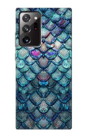S3809 人魚の鱗 Mermaid Fish Scale Samsung Galaxy Note 20 Ultra, Ultra 5G バックケース、フリップケース・カバー