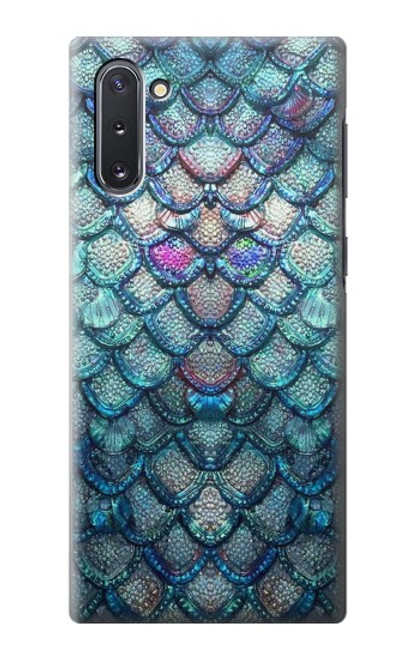 S3809 人魚の鱗 Mermaid Fish Scale Samsung Galaxy Note 10 バックケース、フリップケース・カバー