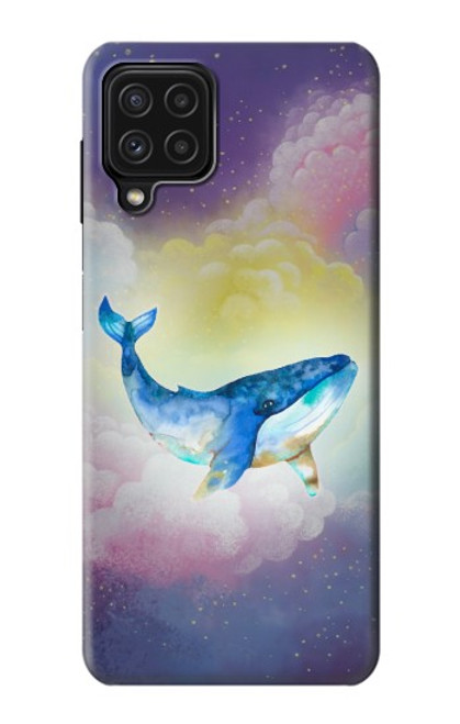 S3802 夢のクジラ パステルファンタジー Dream Whale Pastel Fantasy Samsung Galaxy A22 4G バックケース、フリップケース・カバー