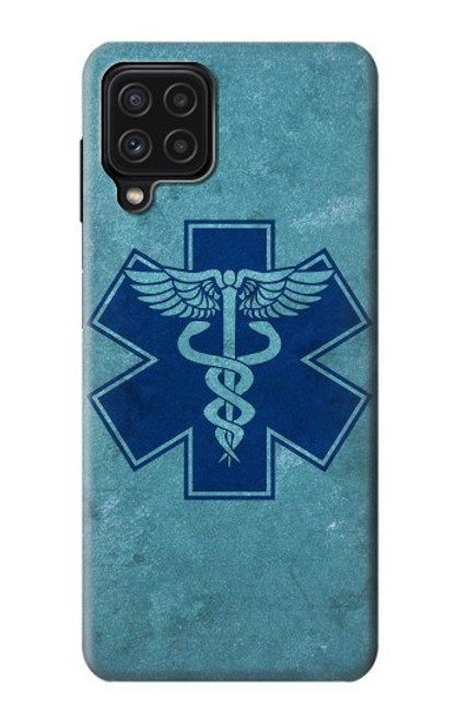 S3824 カドゥケウス医療シンボル Caduceus Medical Symbol Samsung Galaxy A22 4G バックケース、フリップケース・カバー