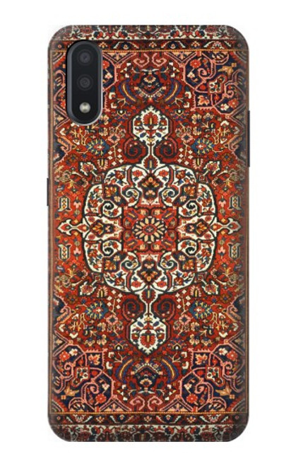 S3813 ペルシャ絨毯の敷物パターン Persian Carpet Rug Pattern Samsung Galaxy A01 バックケース、フリップケース・カバー