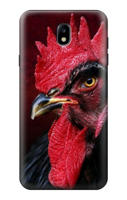 S3797 チキンオンドリ Chicken Rooster Samsung Galaxy J7 (2018), J7 Aero, J7 Top, J7 Aura, J7 Crown, J7 Refine, J7 Eon, J7 V 2nd Gen, J7 Star バックケース、フリップケース・カバー