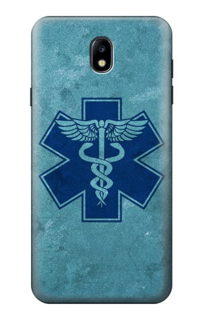 S3824 カドゥケウス医療シンボル Caduceus Medical Symbol Samsung Galaxy J7 (2018), J7 Aero, J7 Top, J7 Aura, J7 Crown, J7 Refine, J7 Eon, J7 V 2nd Gen, J7 Star バックケース、フリップケース・カバー