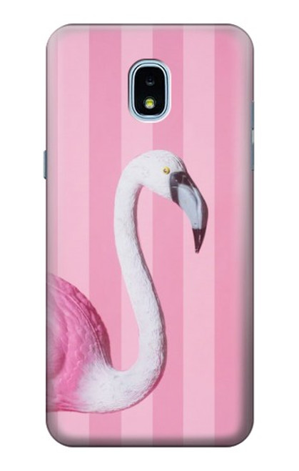 S3805 フラミンゴピンクパステル Flamingo Pink Pastel Samsung Galaxy J3 (2018), J3 Star, J3 V 3rd Gen, J3 Orbit, J3 Achieve, Express Prime 3, Amp Prime 3 バックケース、フリップケース・カバー
