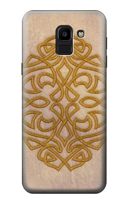 S3796 ケルトノット Celtic Knot Samsung Galaxy J6 (2018) バックケース、フリップケース・カバー