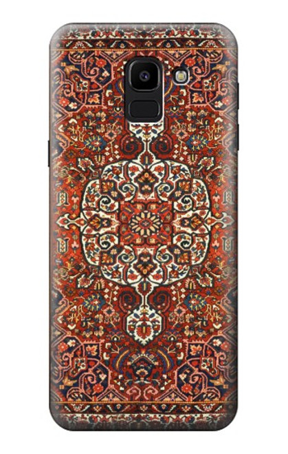 S3813 ペルシャ絨毯の敷物パターン Persian Carpet Rug Pattern Samsung Galaxy J6 (2018) バックケース、フリップケース・カバー