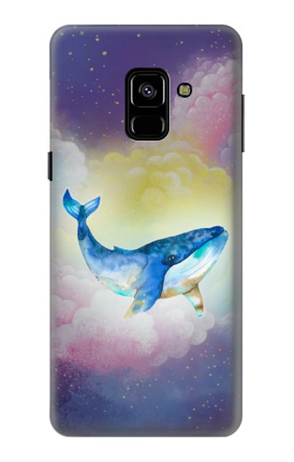 S3802 夢のクジラ パステルファンタジー Dream Whale Pastel Fantasy Samsung Galaxy A8 (2018) バックケース、フリップケース・カバー