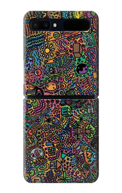 S3815 サイケデリックアート Psychedelic Art Samsung Galaxy Z Flip 5G バックケース、フリップケース・カバー