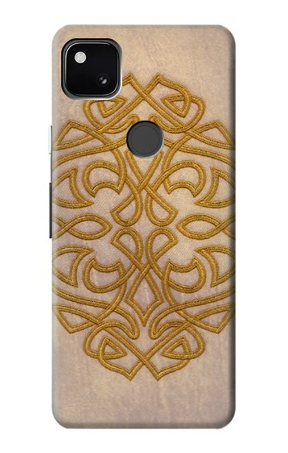 S3796 ケルトノット Celtic Knot Google Pixel 4a バックケース、フリップケース・カバー