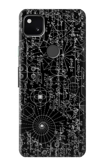 S3808 数学黒板 Mathematics Blackboard Google Pixel 4a バックケース、フリップケース・カバー