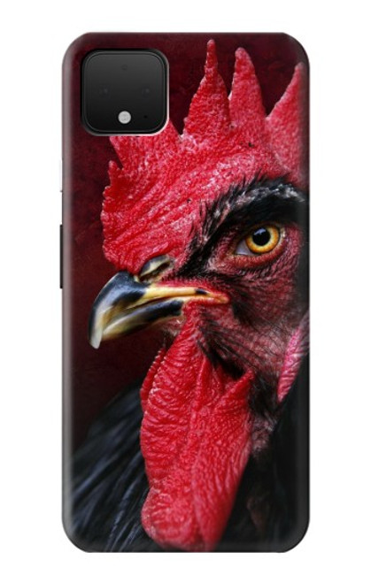 S3797 チキンオンドリ Chicken Rooster Google Pixel 4 バックケース、フリップケース・カバー