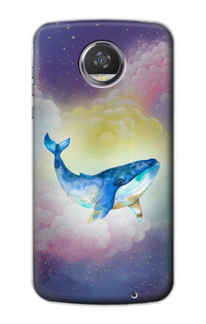 S3802 夢のクジラ パステルファンタジー Dream Whale Pastel Fantasy Motorola Moto Z2 Play, Z2 Force バックケース、フリップケース・カバー