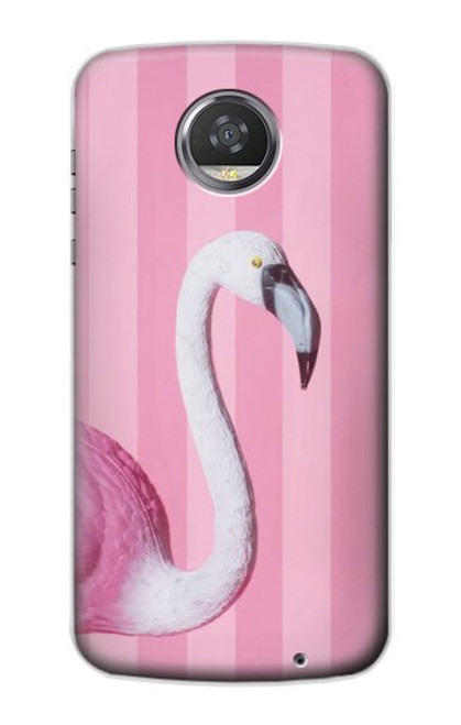 S3805 フラミンゴピンクパステル Flamingo Pink Pastel Motorola Moto Z2 Play, Z2 Force バックケース、フリップケース・カバー