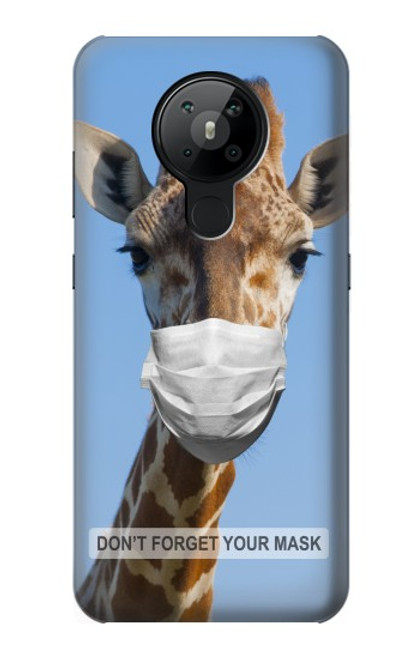 S3806 キリン新しい常態 Giraffe New Normal Nokia 5.3 バックケース、フリップケース・カバー