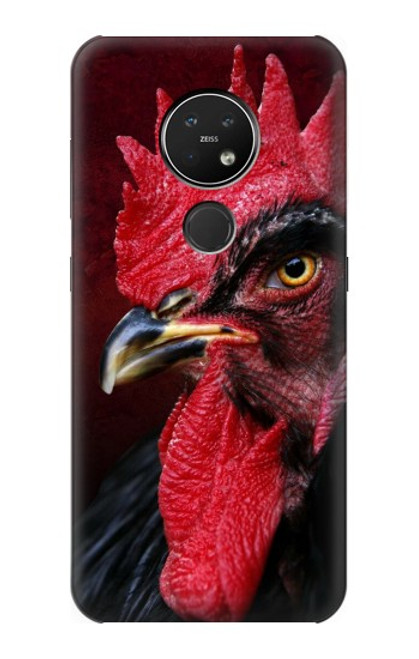 S3797 チキンオンドリ Chicken Rooster Nokia 7.2 バックケース、フリップケース・カバー