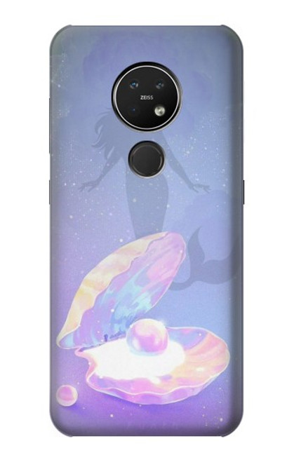 S3823 美し真珠マーメイド Beauty Pearl Mermaid Nokia 7.2 バックケース、フリップケース・カバー