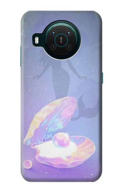 S3823 美し真珠マーメイド Beauty Pearl Mermaid Nokia X10 バックケース、フリップケース・カバー