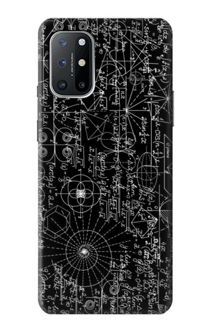 S3808 数学黒板 Mathematics Blackboard OnePlus 8T バックケース、フリップケース・カバー