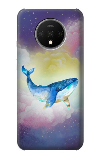 S3802 夢のクジラ パステルファンタジー Dream Whale Pastel Fantasy OnePlus 7T バックケース、フリップケース・カバー