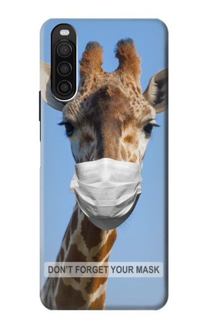 S3806 キリン新しい常態 Giraffe New Normal Sony Xperia 10 III バックケース、フリップケース・カバー