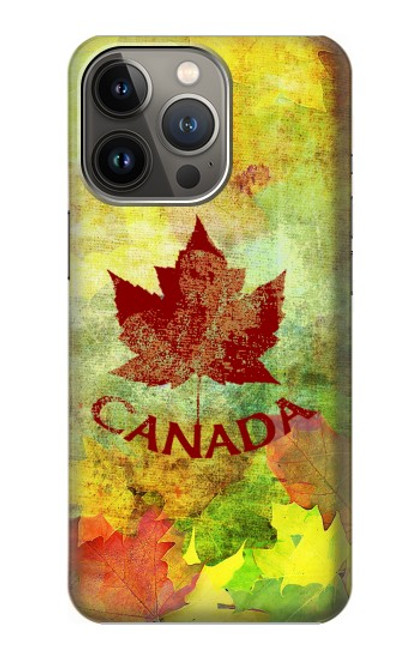 S2523 カナダ秋のメープルリーフ Canada Autumn Maple Leaf iPhone 13 Pro バックケース、フリップケース・カバー