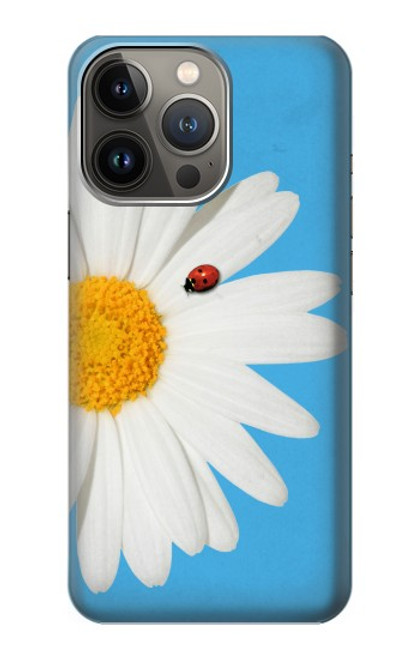 S3043 ビンテージ デイジー 天道虫 Vintage Daisy Ladybug iPhone 13 Pro バックケース、フリップケース・カバー