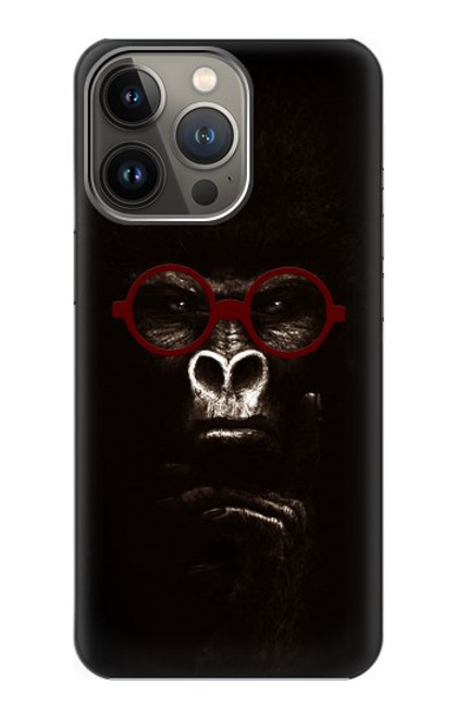 S3529 思考ゴリラ Thinking Gorilla iPhone 13 Pro バックケース、フリップケース・カバー