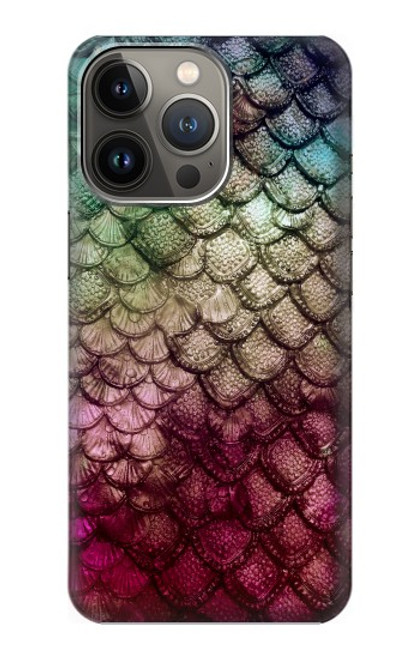 S3539 人魚の鱗 Mermaid Fish Scale iPhone 13 Pro バックケース、フリップケース・カバー