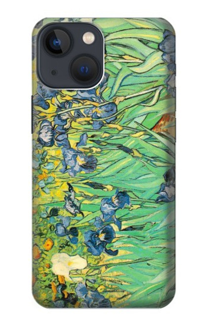 S0210 フィンセント・ファン・ゴッホ アイリスの花 Van Gogh Irises iPhone 13 mini バックケース、フリップケース・カバー