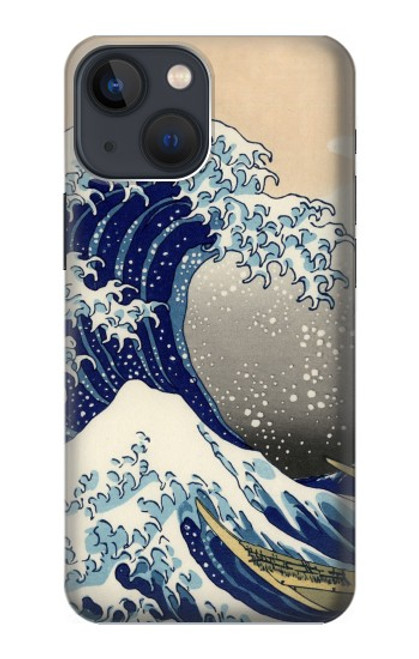 S2389 葛飾北斎 神奈川沖浪裏 Katsushika Hokusai The Great Wave off Kanagawa iPhone 13 mini バックケース、フリップケース・カバー