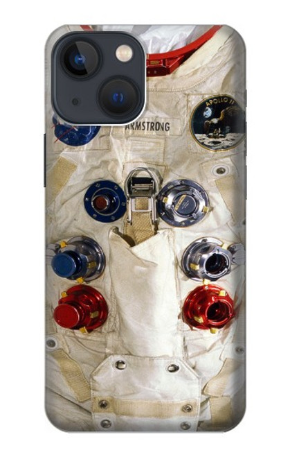 S2639 ニール・アームストロングホワイト宇宙飛行士の宇宙服 Neil Armstrong White Astronaut Space Suit iPhone 13 mini バックケース、フリップケース・カバー
