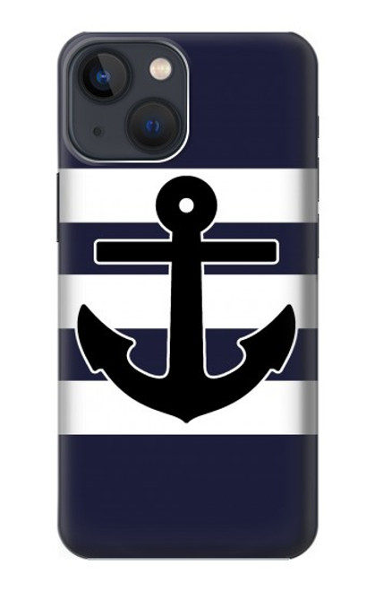 S2758 アンカーネイビー Anchor Navy iPhone 13 mini バックケース、フリップケース・カバー
