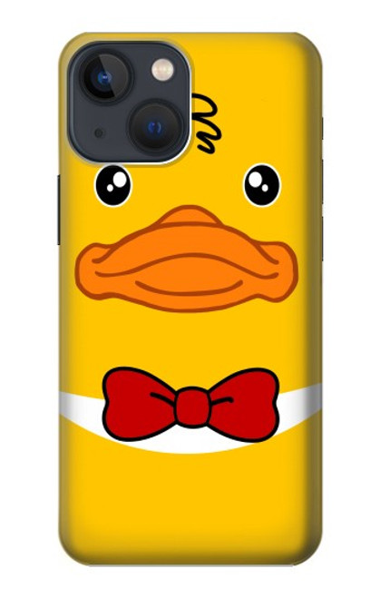 S2760 イエロー アヒル タキシード 漫画 Yellow Duck Tuxedo Cartoon iPhone 13 mini バックケース、フリップケース・カバー