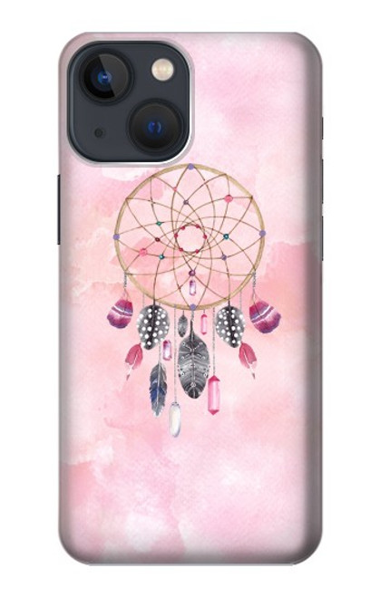 S3094 ドリームキャッチャー 水彩 Dreamcatcher Watercolor Painting iPhone 13 mini バックケース、フリップケース・カバー