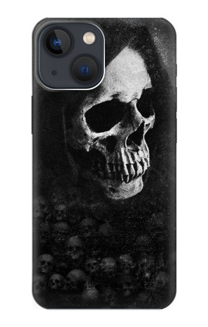S3333 デス・スカル・死神 Death Skull Grim Reaper iPhone 13 mini バックケース、フリップケース・カバー