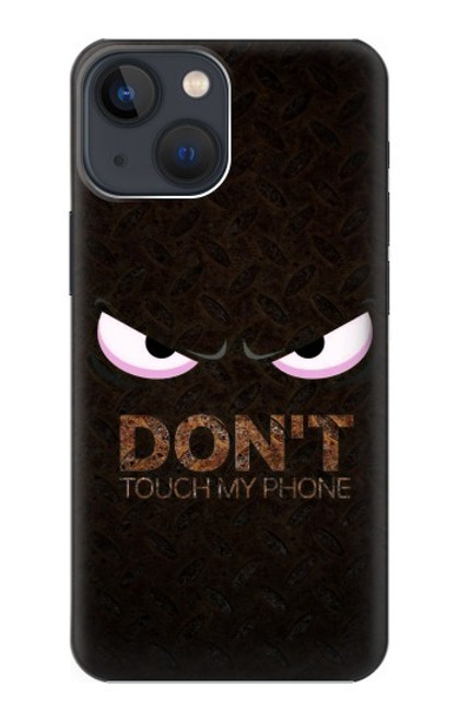 S3412 私の携帯に触るな Do Not Touch My Phone iPhone 13 mini バックケース、フリップケース・カバー