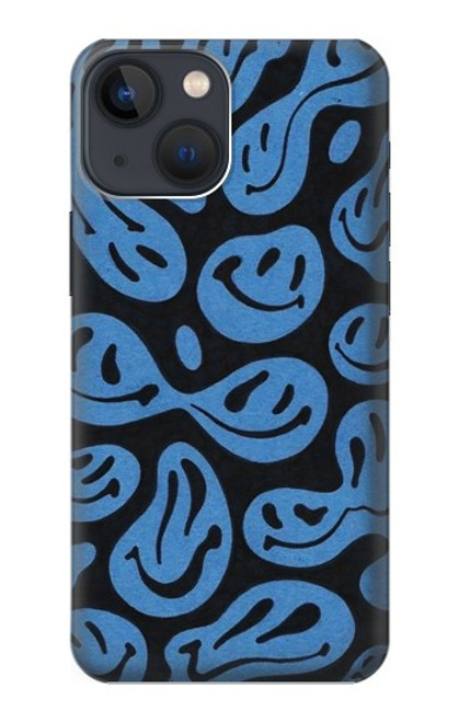 S3679 かわいいゴーストパターン Cute Ghost Pattern iPhone 13 mini バックケース、フリップケース・カバー
