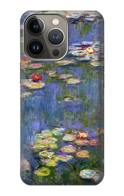 S0997 クロード・モネ 睡蓮 Claude Monet Water Lilies iPhone 13 Pro Max バックケース、フリップケース・カバー