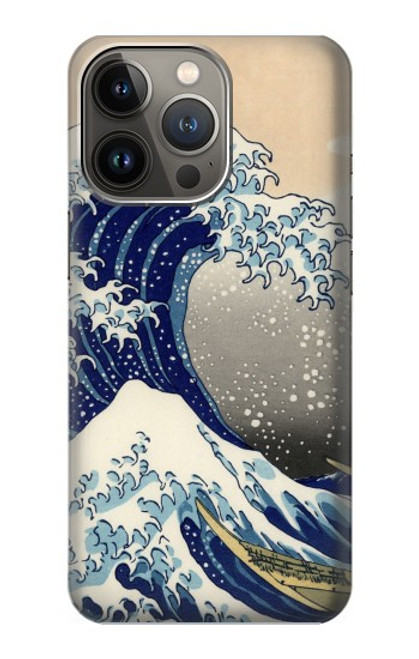 S2389 葛飾北斎 神奈川沖浪裏 Katsushika Hokusai The Great Wave off Kanagawa iPhone 13 Pro Max バックケース、フリップケース・カバー