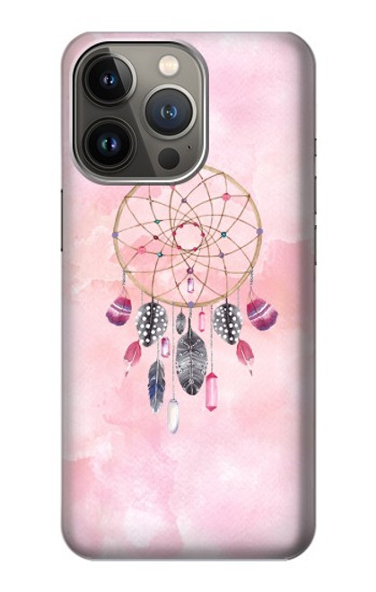 S3094 ドリームキャッチャー 水彩 Dreamcatcher Watercolor Painting iPhone 13 Pro Max バックケース、フリップケース・カバー