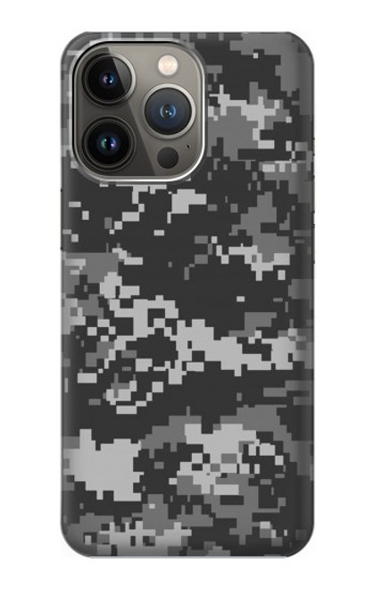 S3293 アーバンブラックカモ迷彩 Urban Black Camo Camouflage iPhone 13 Pro Max バックケース、フリップケース・カバー