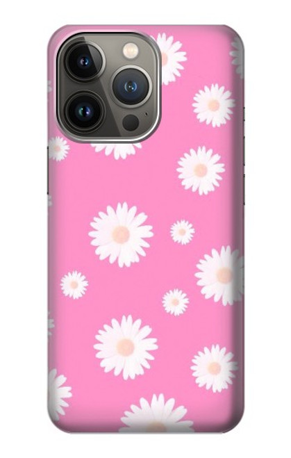 S3500 ピンクの花柄 Pink Floral Pattern iPhone 13 Pro Max バックケース、フリップケース・カバー