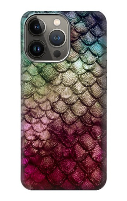 S3539 人魚の鱗 Mermaid Fish Scale iPhone 13 Pro Max バックケース、フリップケース・カバー
