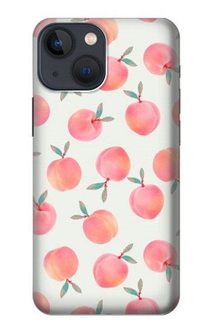 S3503 桃 Peach iPhone 13 バックケース、フリップケース・カバー