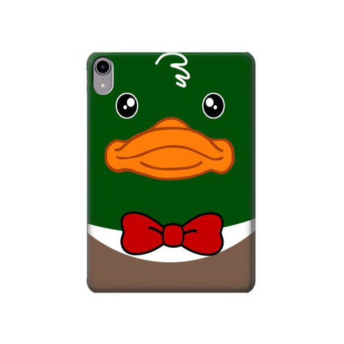 S2762 マガモ タキシード 漫画 Green Head Mallard Duck Tuxedo Cartoon iPad mini 6 7, iPad mini (2021,2024) タブレットケース