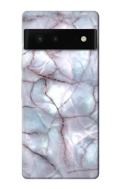 S2316 ダークブルーマーブルグラフィック Dark Blue Marble Texture Graphic Print Google Pixel 6 バックケース、フリップケース・カバー