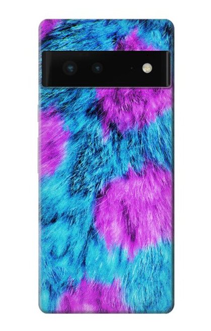 S2757 モンスターファースキンパターングラフィック Monster Fur Skin Pattern Graphic Google Pixel 6 バックケース、フリップケース・カバー