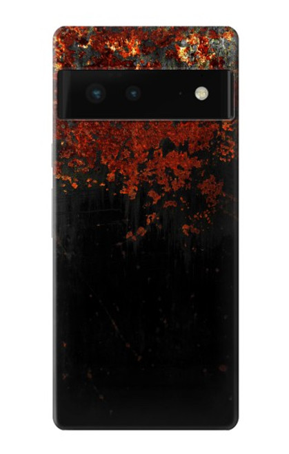 S3071 錆びたテクスチャグラフィック Rusted Metal Texture Graphic Google Pixel 6 バックケース、フリップケース・カバー