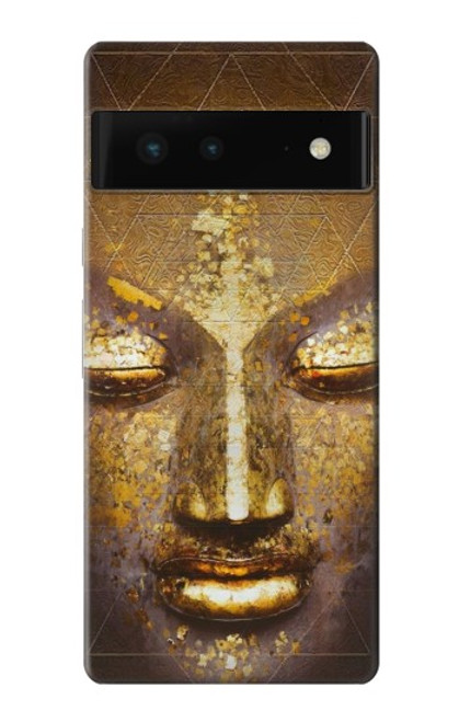 S3189 魔法のヤントラ仏の顔 Magical Yantra Buddha Face Google Pixel 6 バックケース、フリップケース・カバー