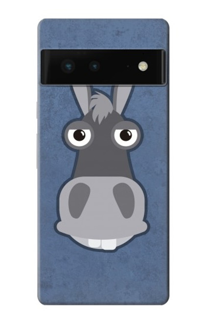 S3271 ロバの漫画 Donkey Cartoon Google Pixel 6 バックケース、フリップケース・カバー